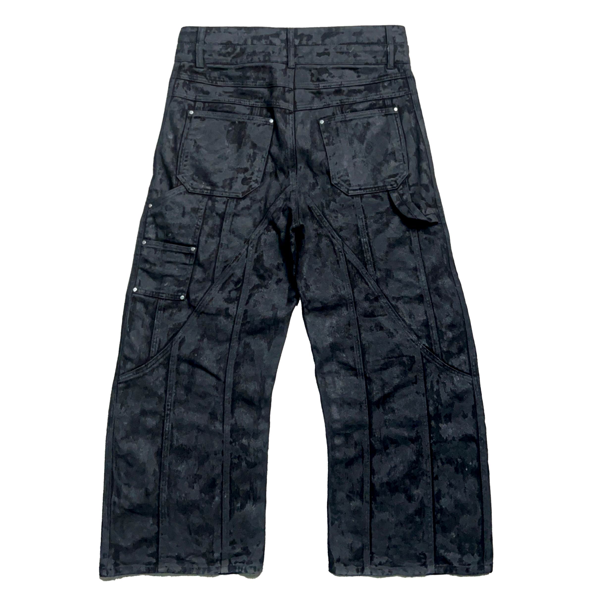 WAXED CARPENTER JEANS