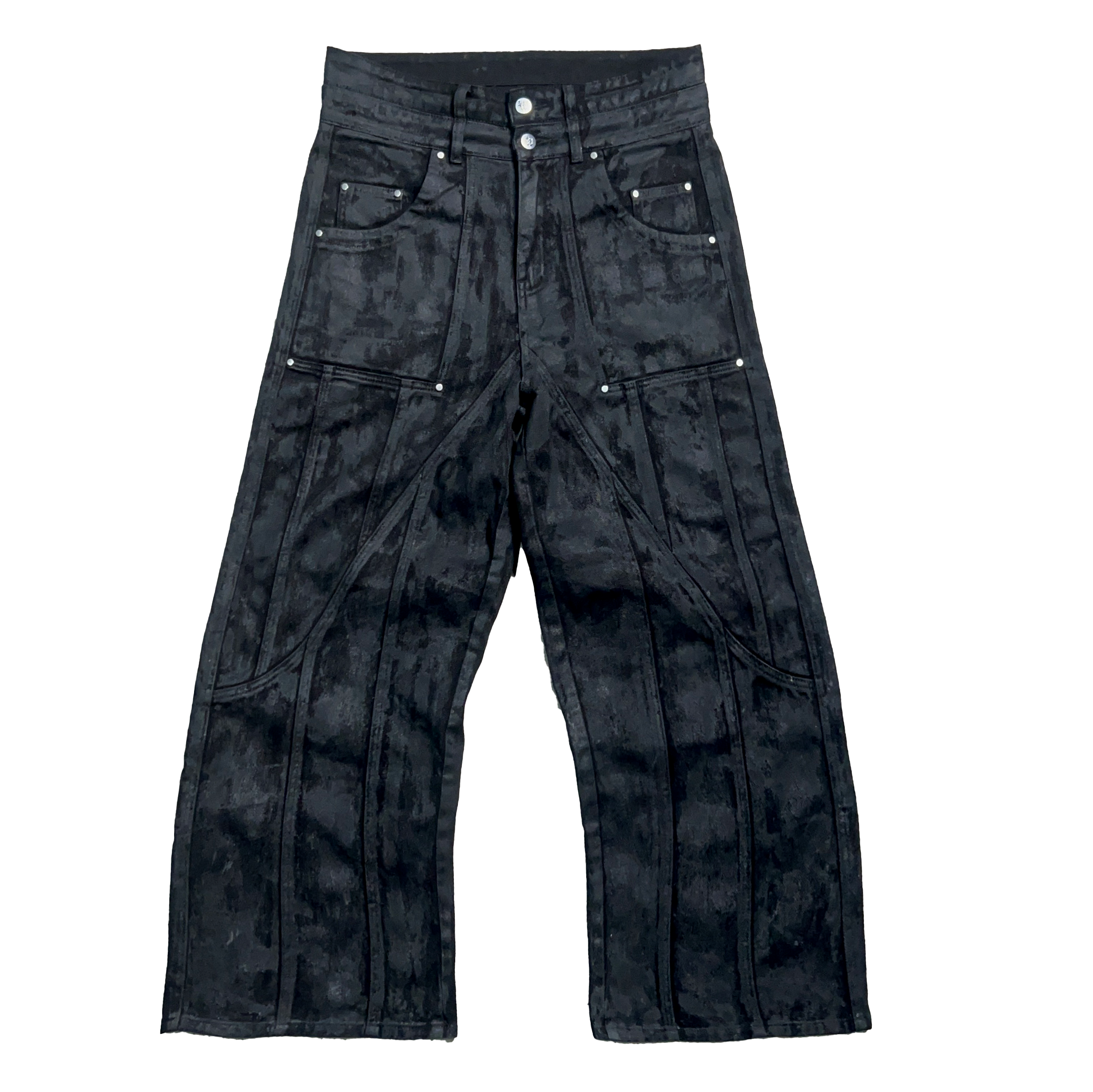 WAXED CARPENTER JEANS