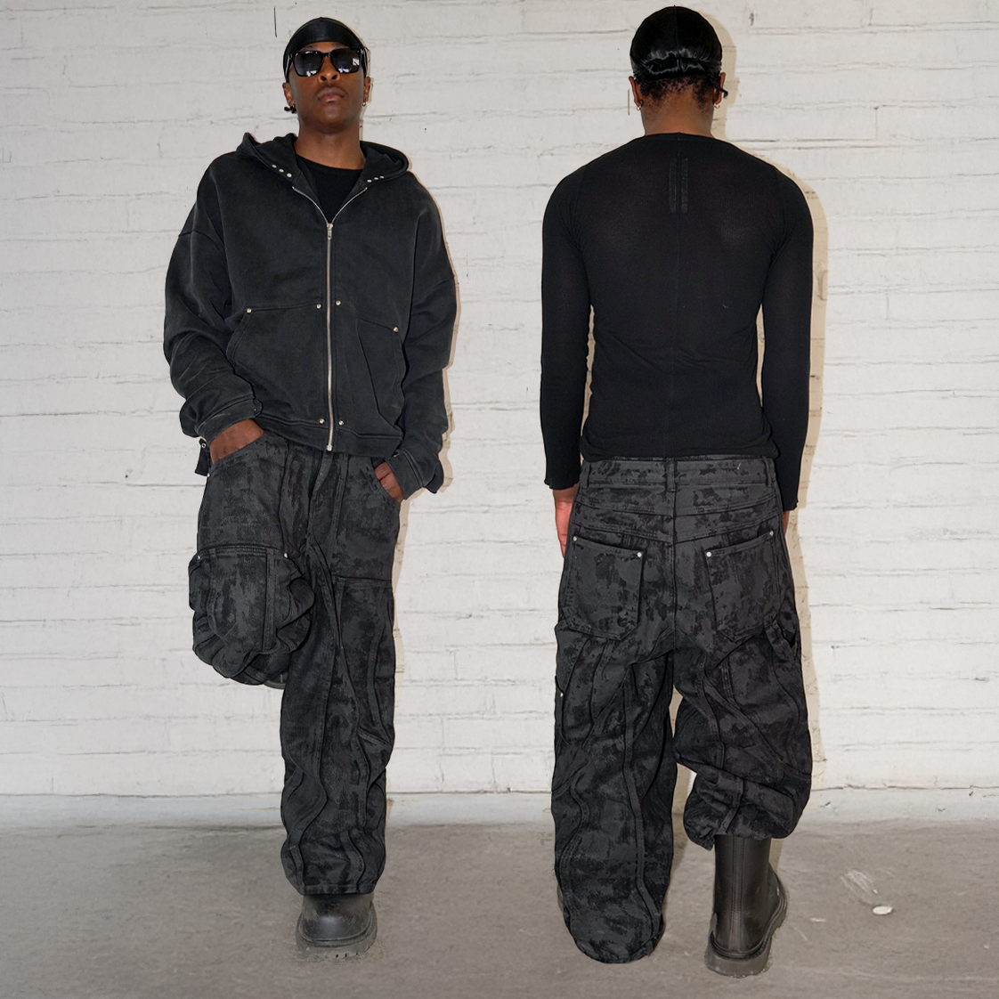 WAXED CARPENTER JEANS