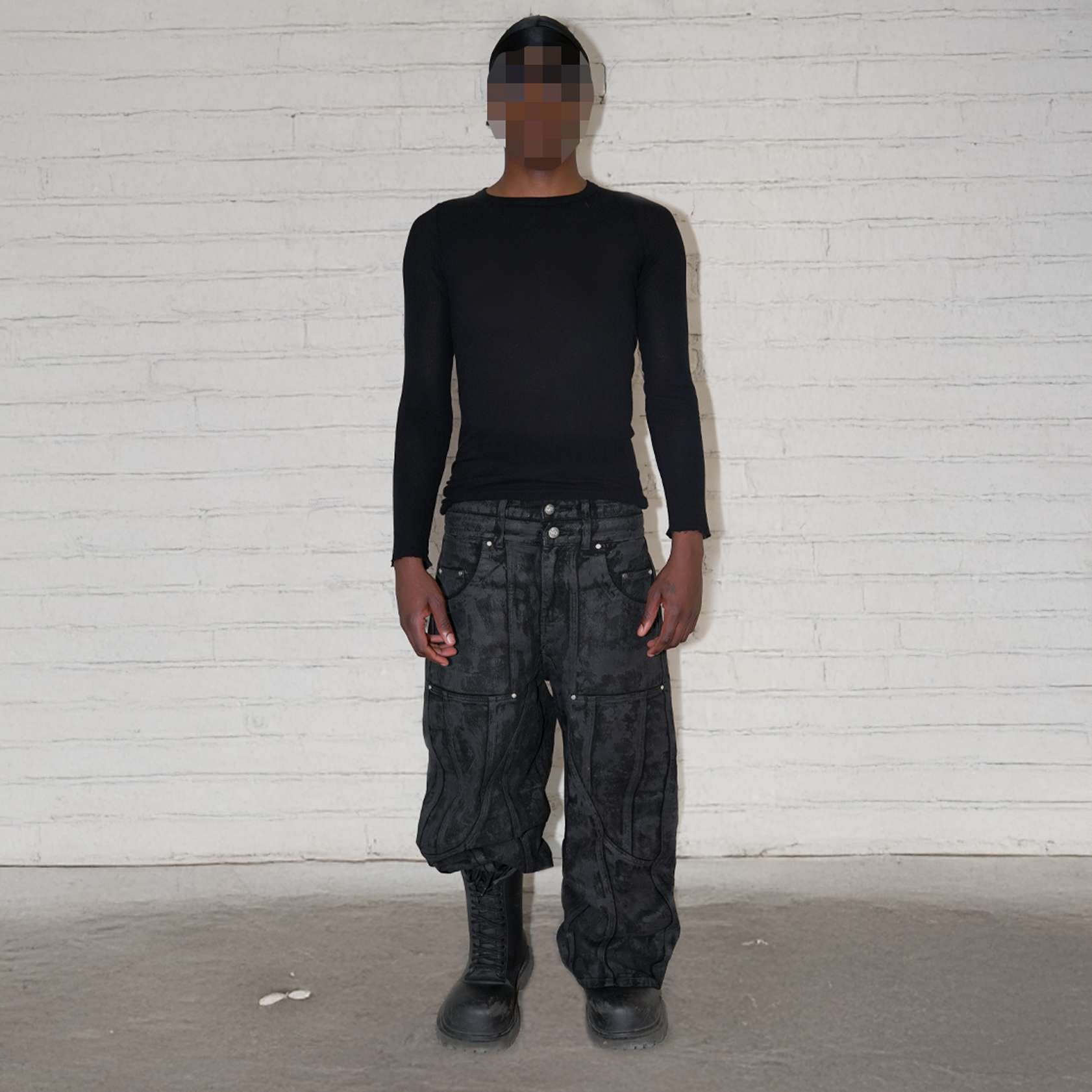 WAXED CARPENTER JEANS