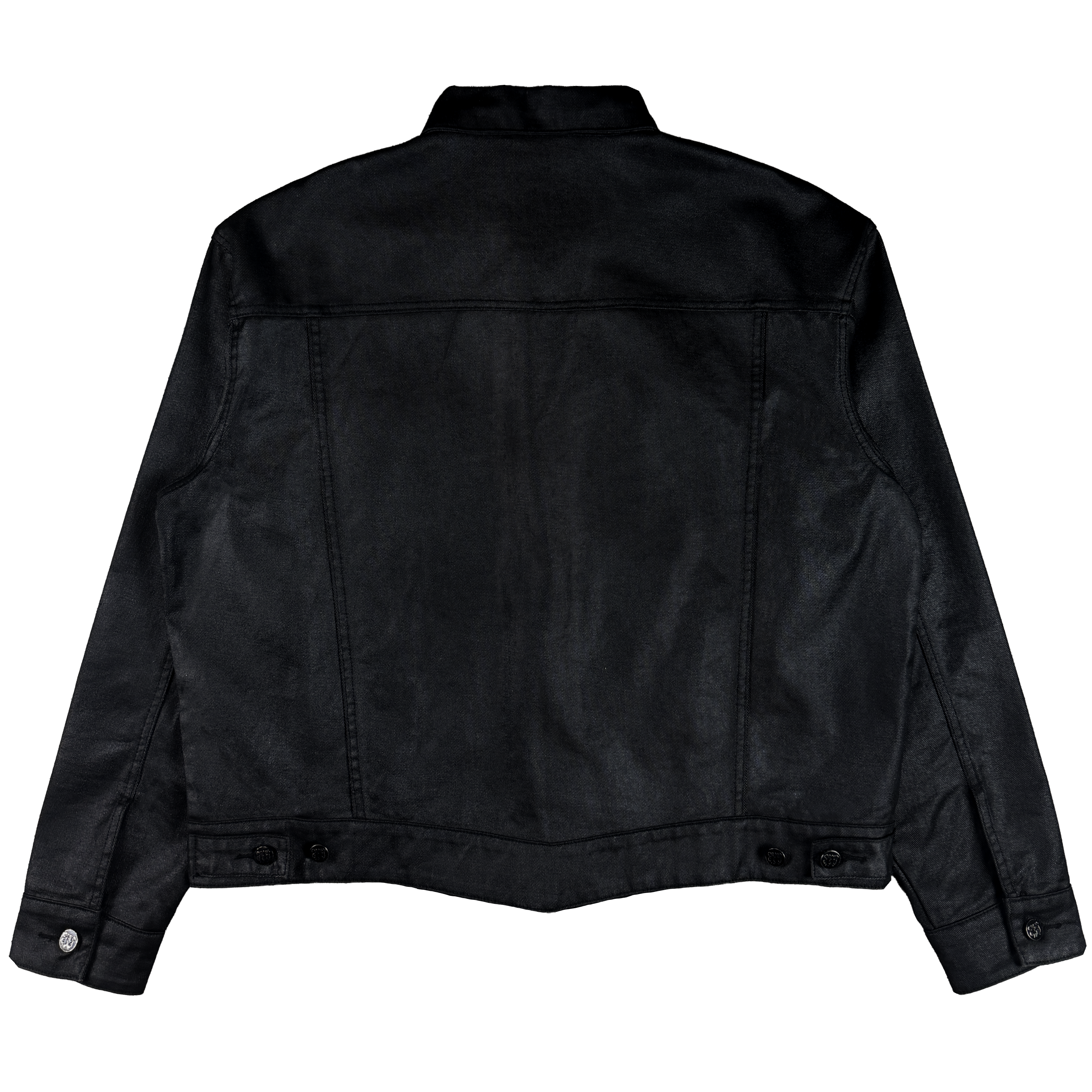"W" CUT WAXED DENIM JACKET