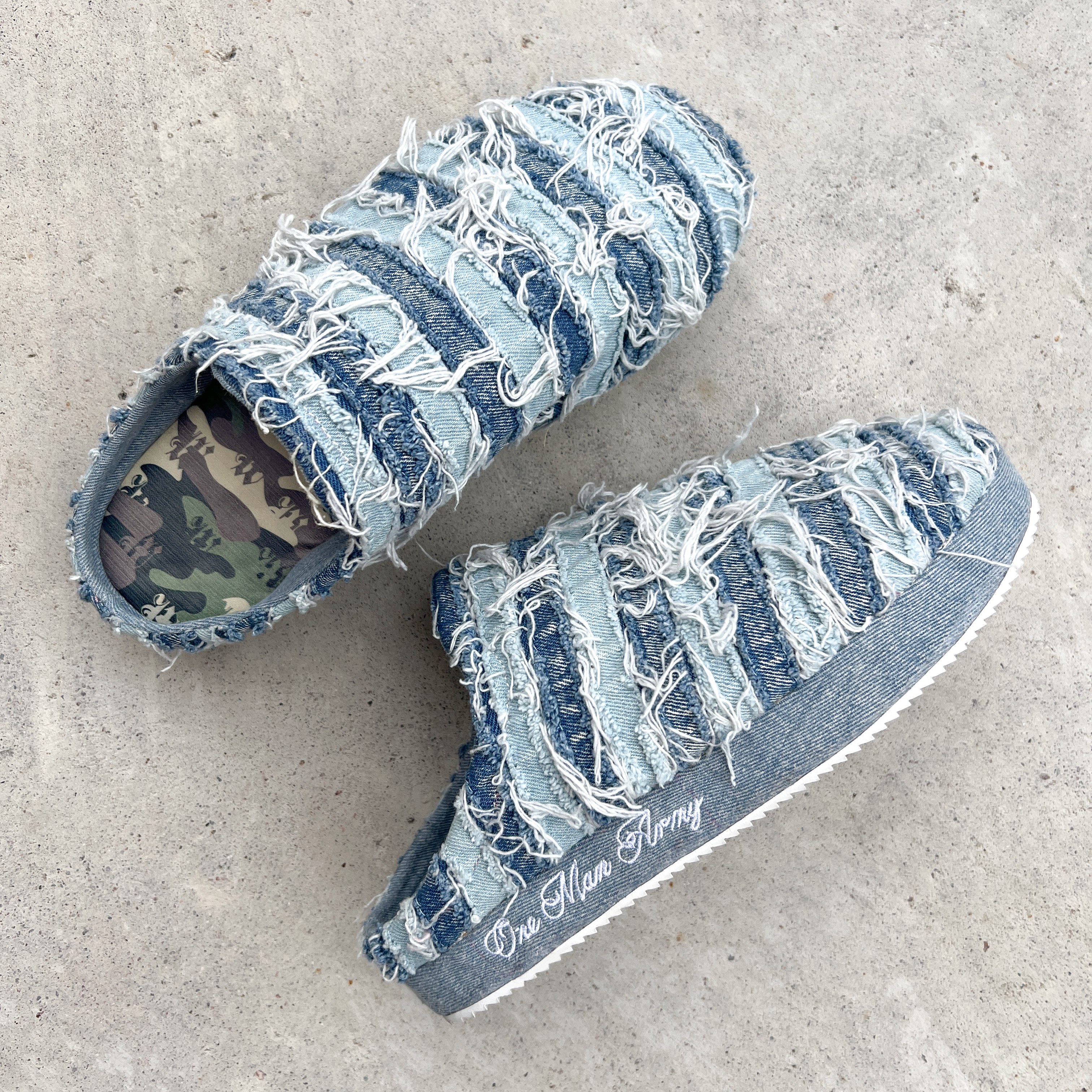 DENIM "SLIPPAS"